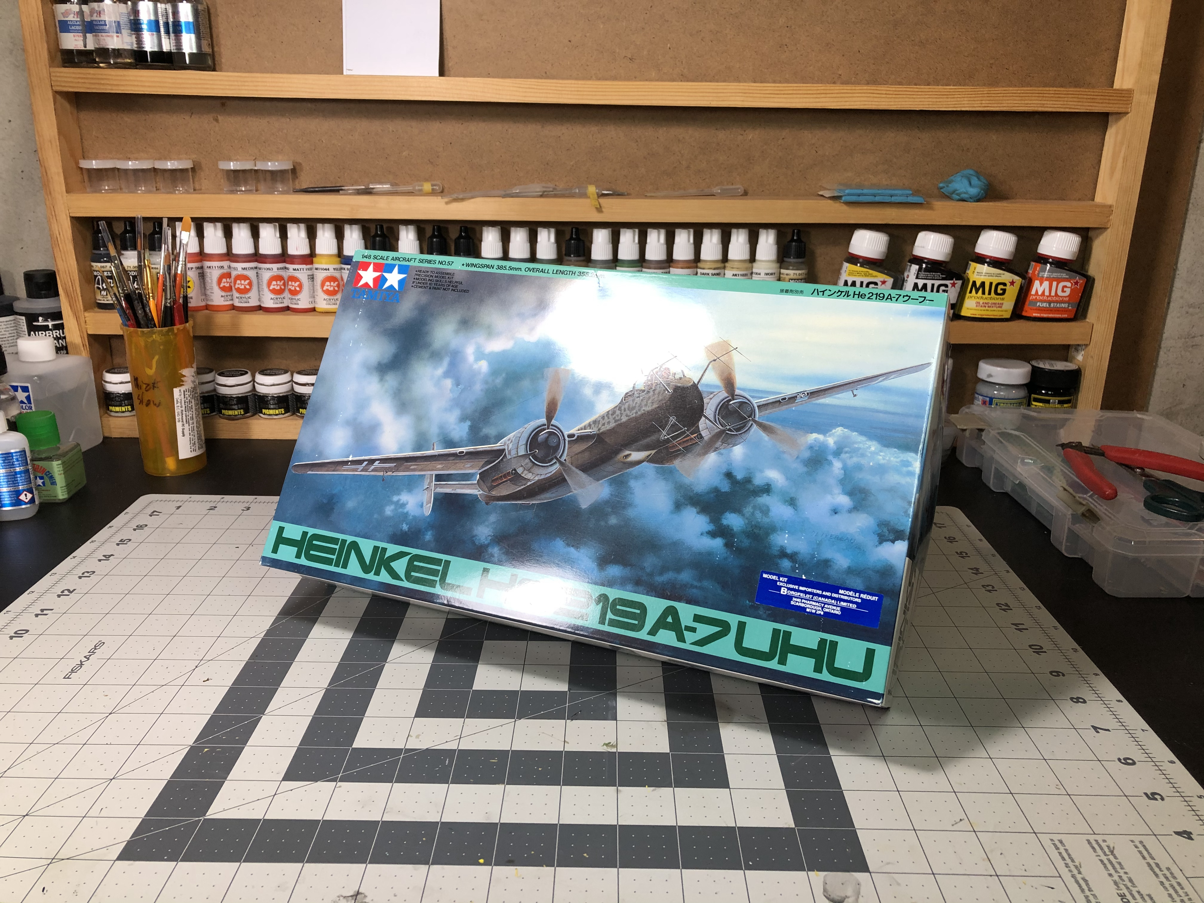 Tamiya He-219 “Uhu” (Part 1)